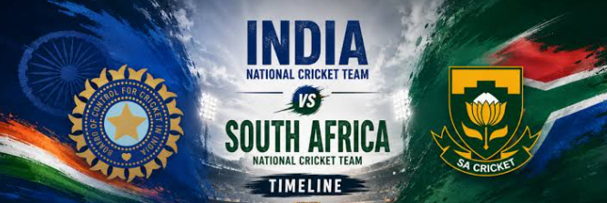 India National Cricket Team Vs South Africa National Cricket Team Timeline
