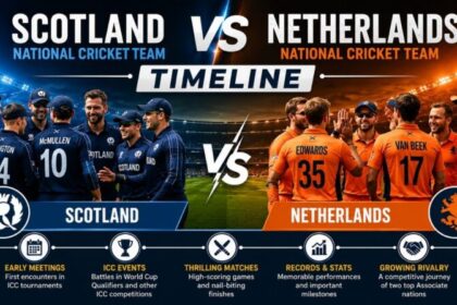 Netherlands National Cricket Team Vs Scotland National Cricket Team Timeline