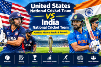 United States National Cricket Team vs India National Cricket Team Matches: Results & Records