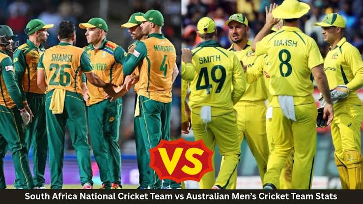 south africa national cricket team vs australian men’s cricket team stats